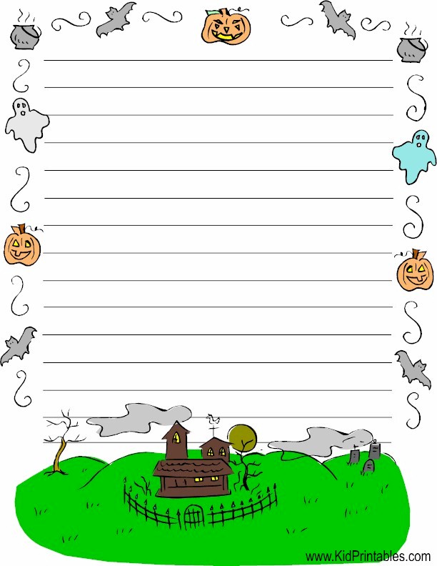 Kid Printables Printable Halloween Stationery