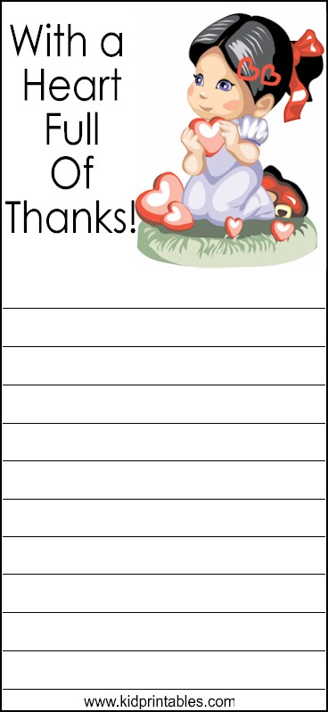 Thank You Note - Girl