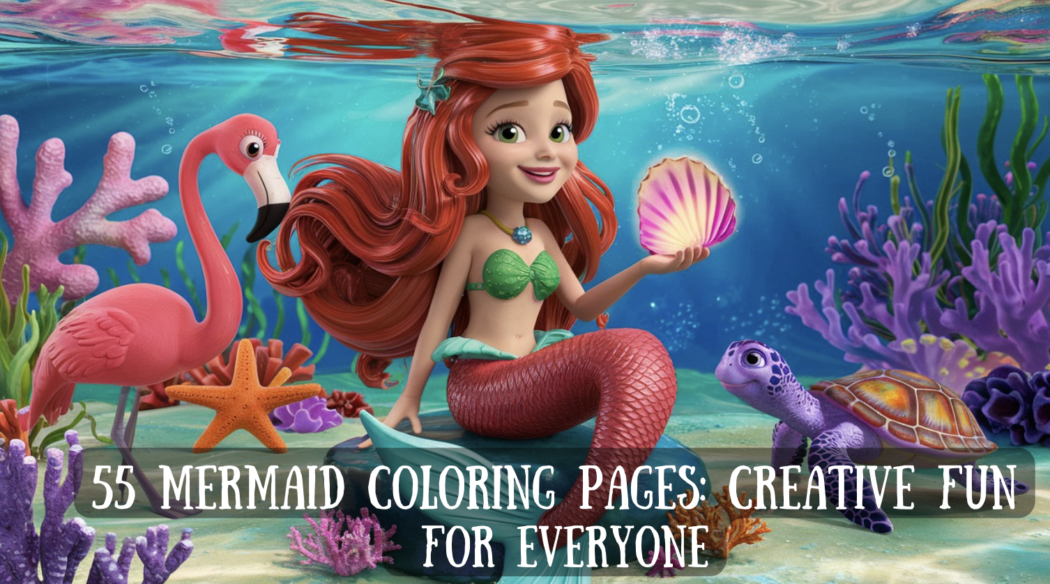 55 Mermaid Coloring Pages: Creative Fun for Everyone