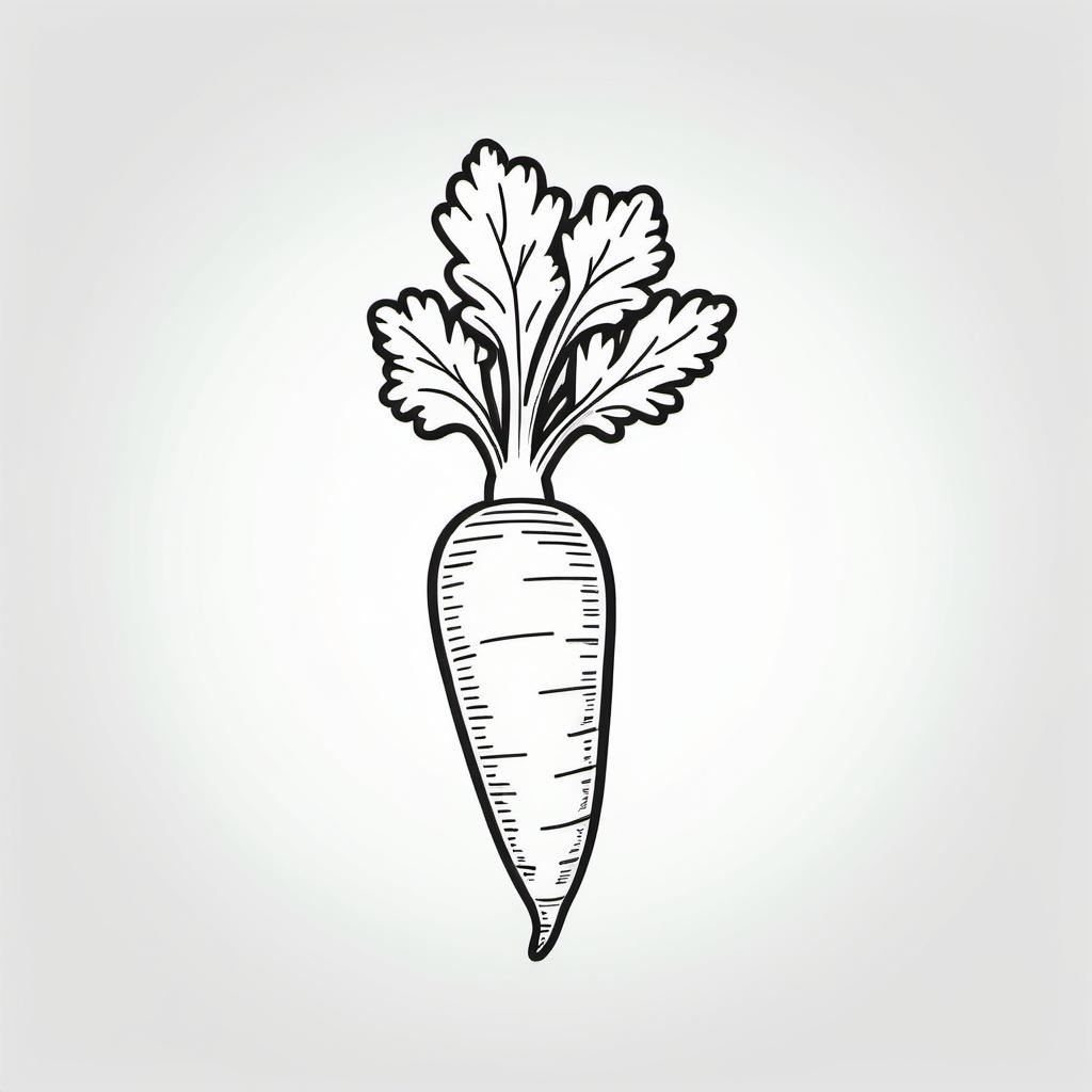 A_Simple_Carrot_Outline