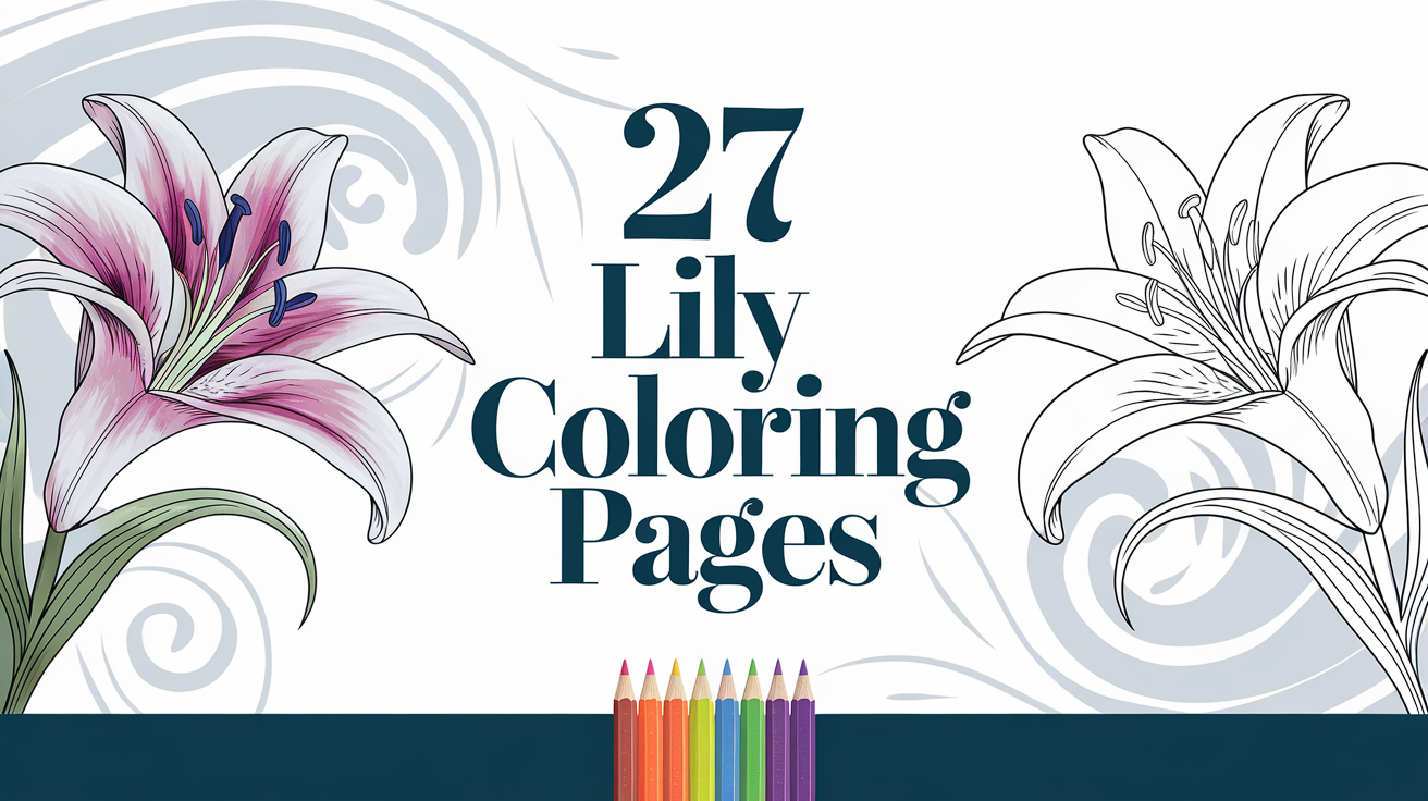 Adorable Lily Coloring Pages for All Ages