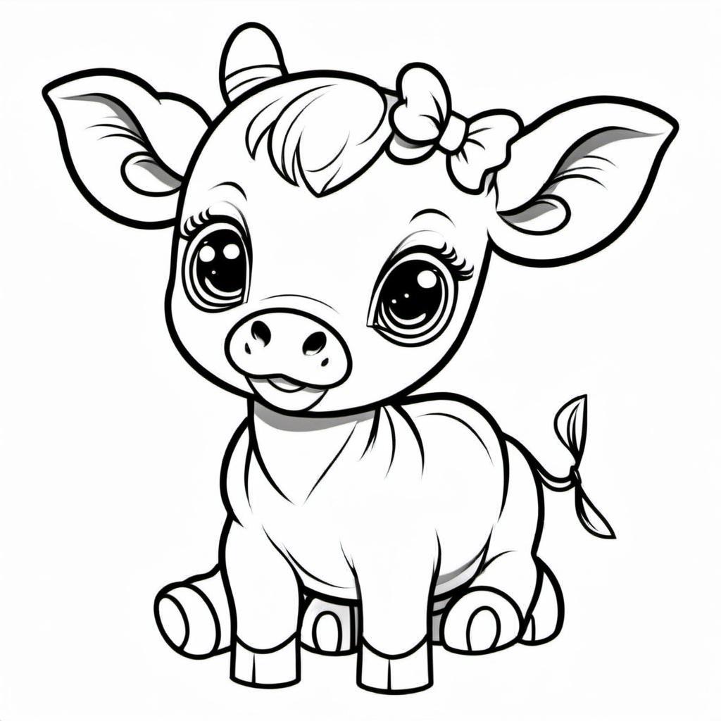 Baby_Calf_with_a_Bow