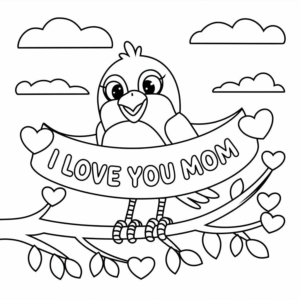 Bird_Holding_a_Banner_that_Says_I_Love_You_Mom