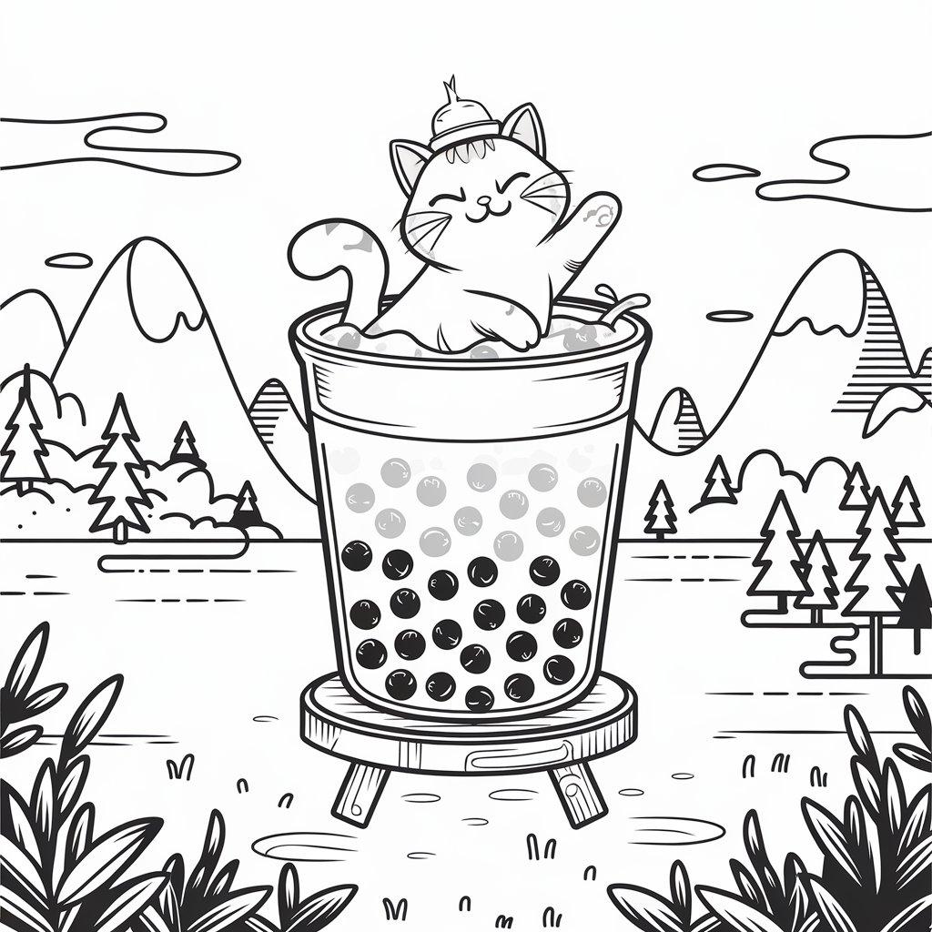 Boba_Cat_Jumps_Into_a_Giant_Cup_of_Boba_Tea