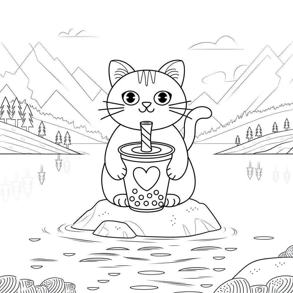 Boba_Cat_with_A_Heart-Shaped_Boba_Drink