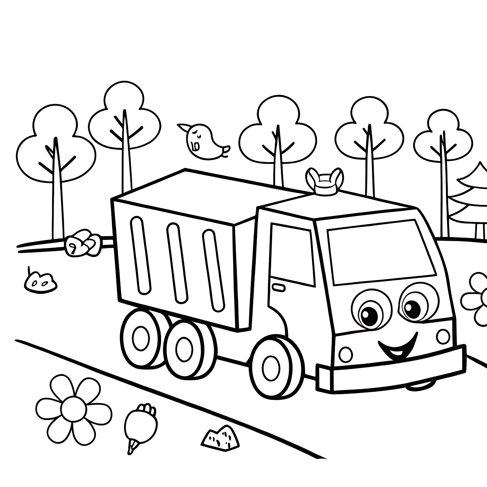 Cartoon_Garbage_Truck