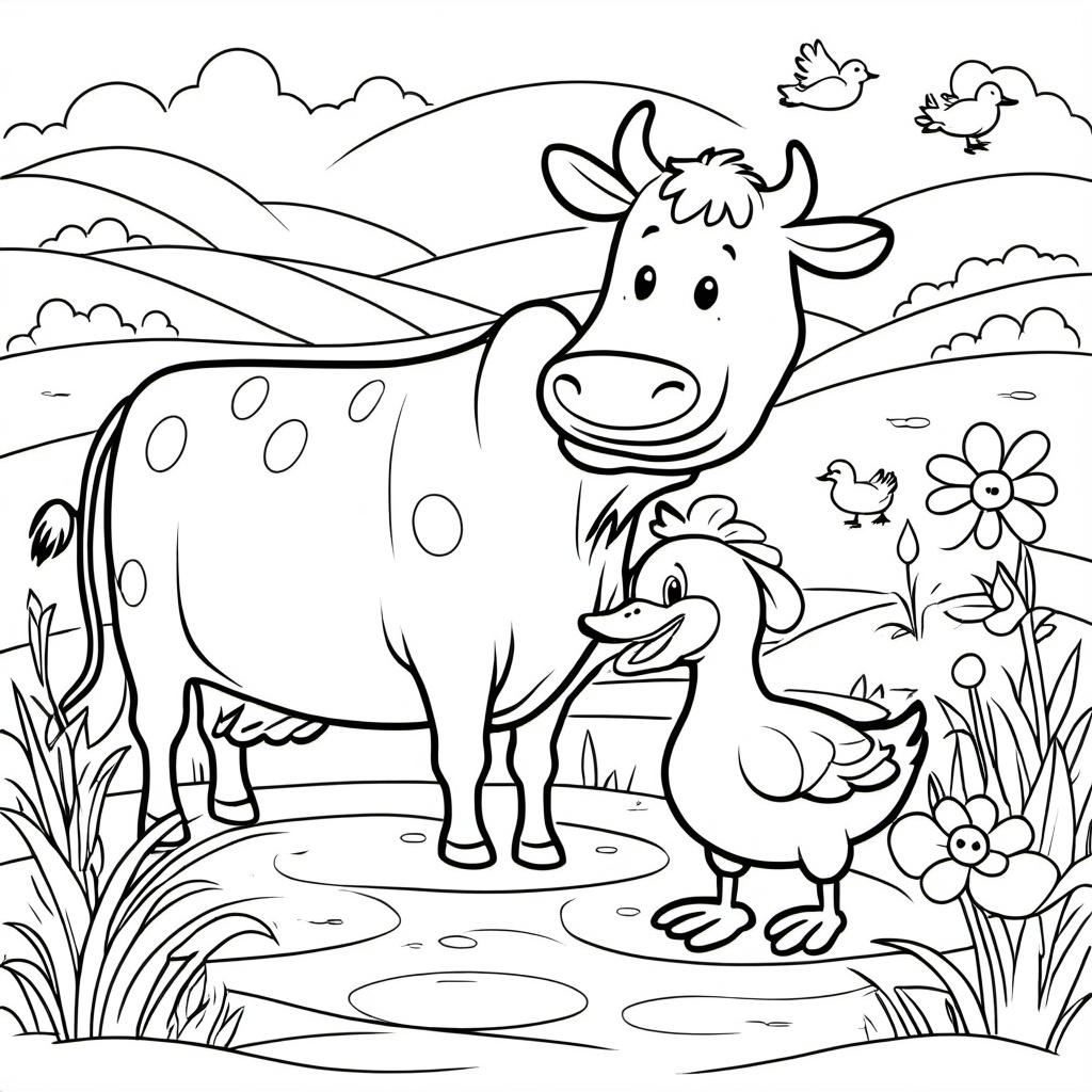 Cow_and_a_Duck_Best_Friend