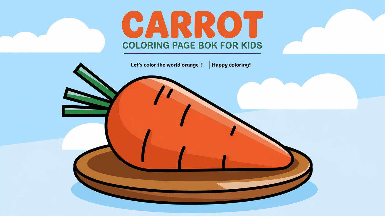 Creative Carrot Coloring Pages for Kids to Enjoy