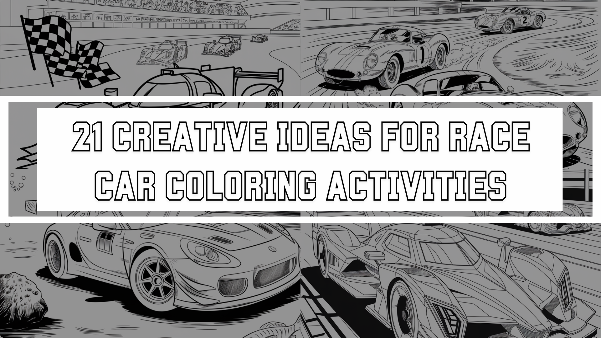 Creative Ideas for Race Car Coloring Pages