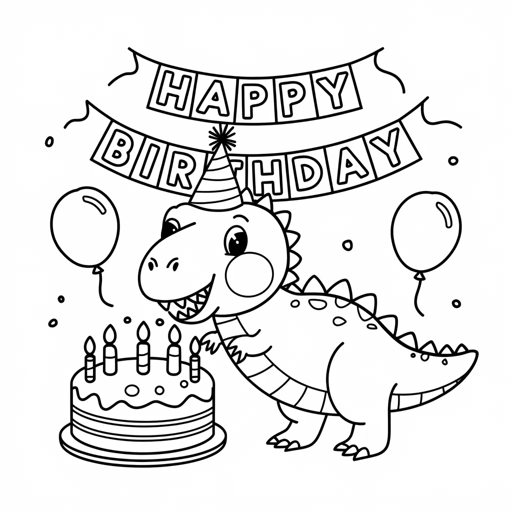 Cute_Dinosaur_Celebrating_Birthday