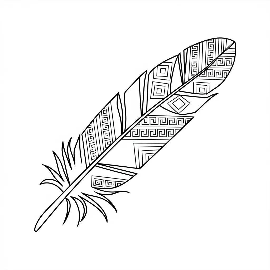 Feather_with_Geometric_Patterns