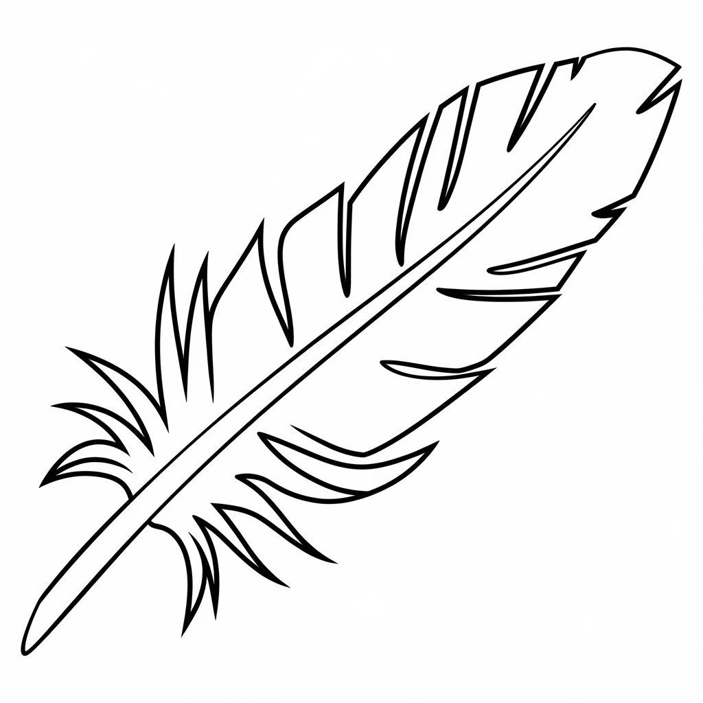 Feather_with_Zig-Zag_Edges