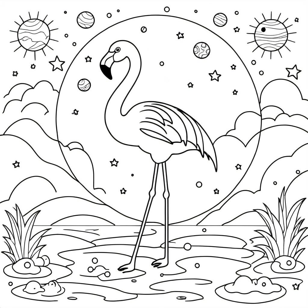 Flamingo_in_Outer_Space