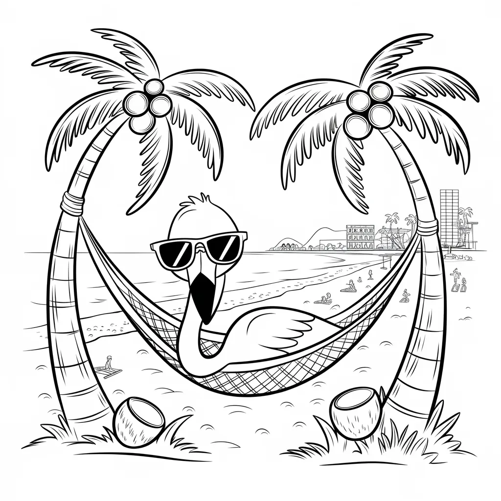 Flamingo_in_a_Hammock