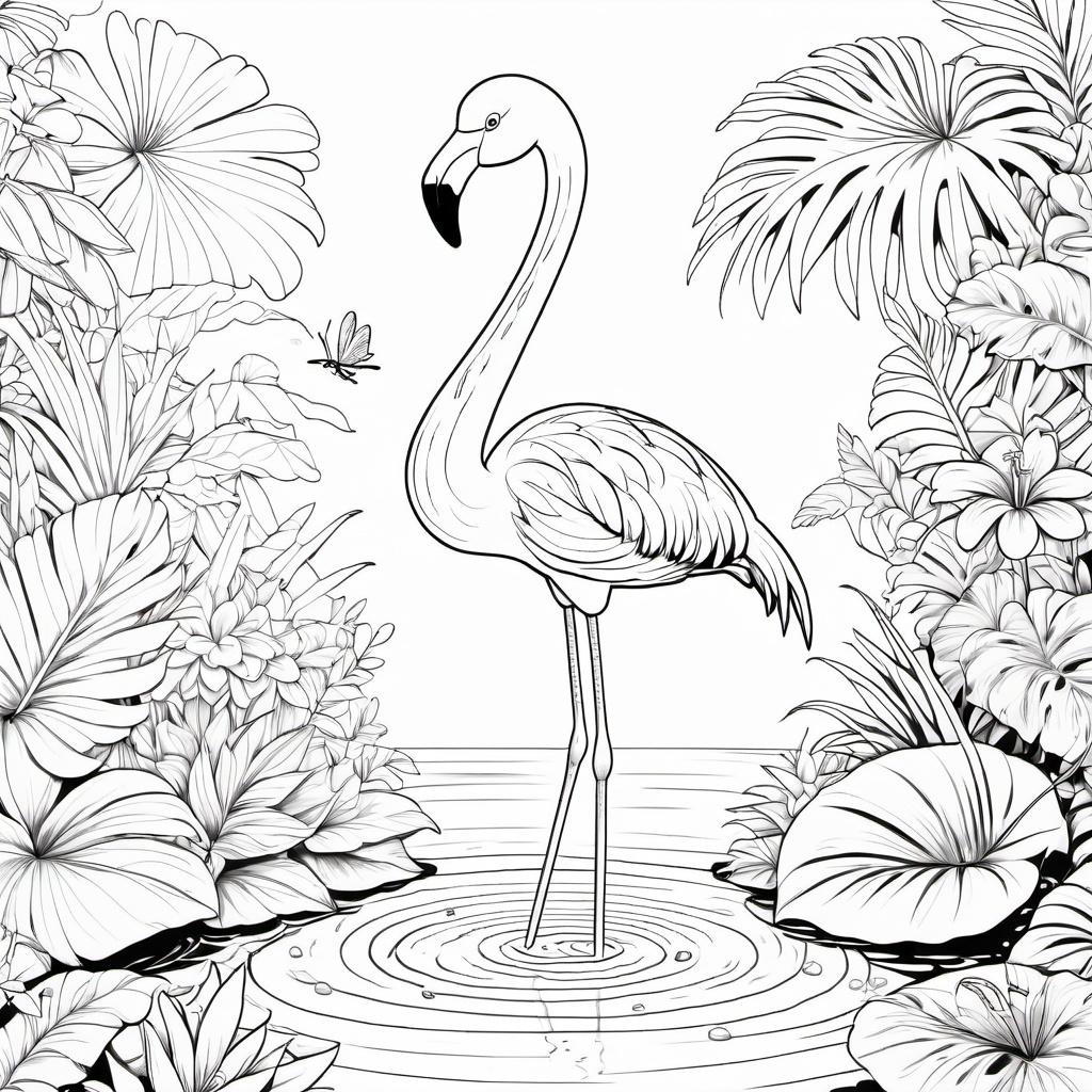 Flamingo_in_a_Tropical_Lagoon