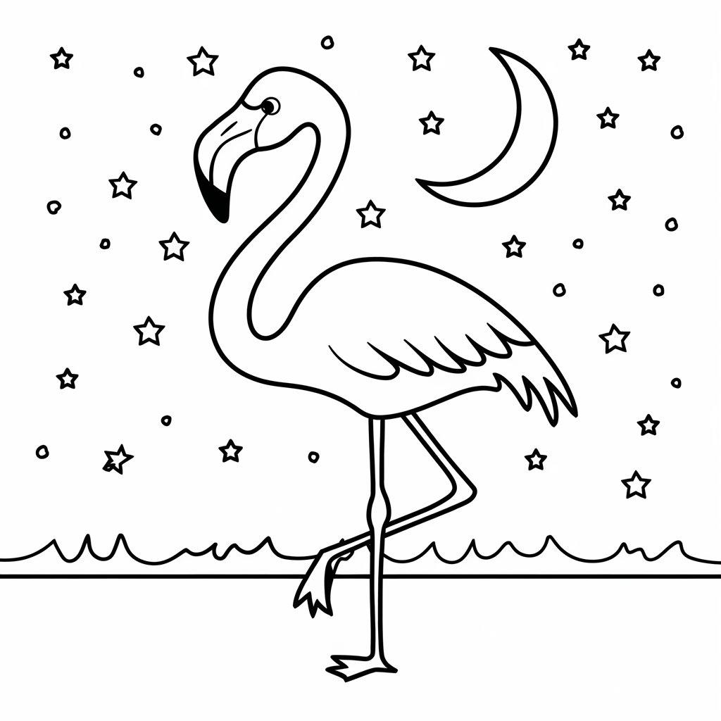 Flamingo_with_Stars