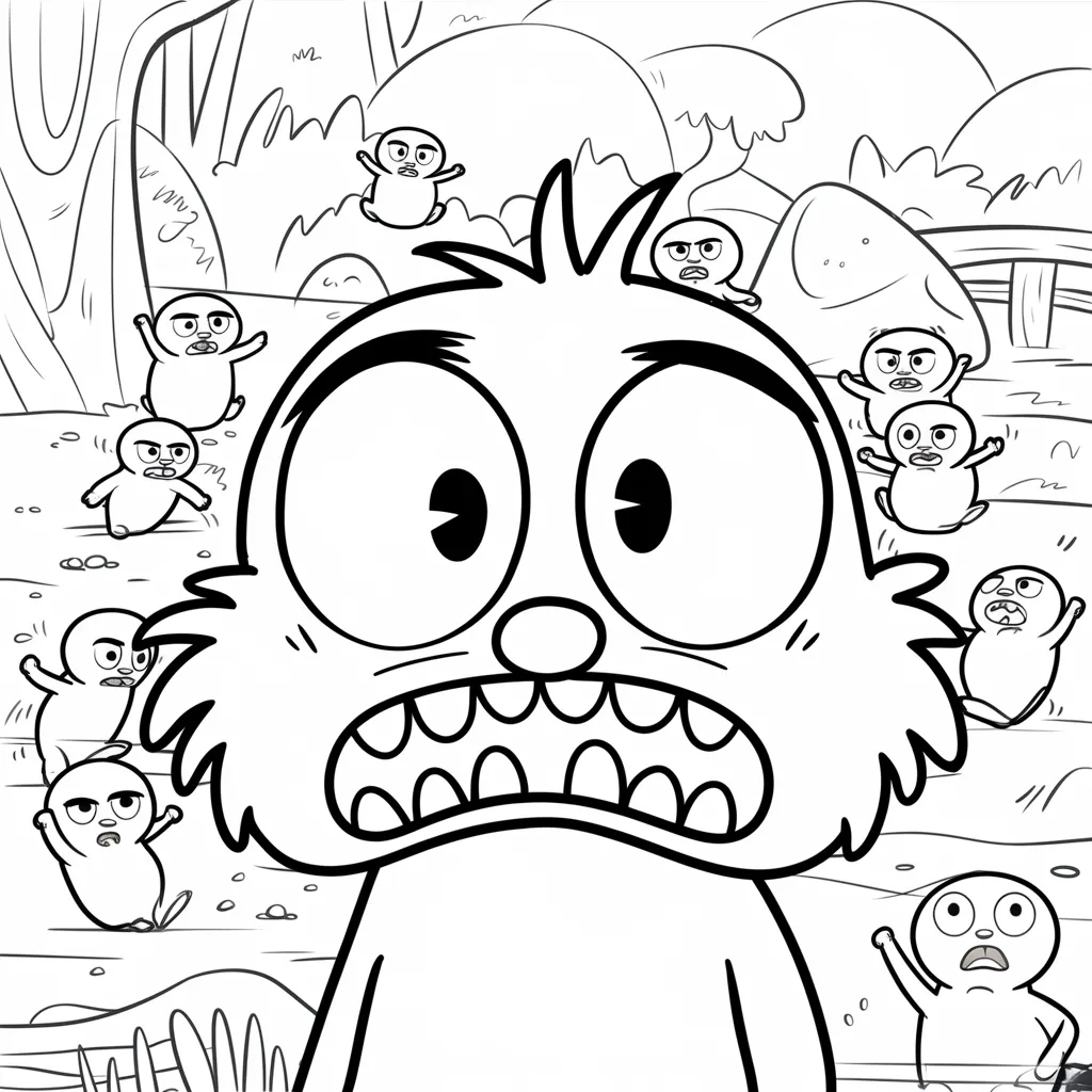 Grizzy_Looking_Surprised_by_the_Lemmings_Antics