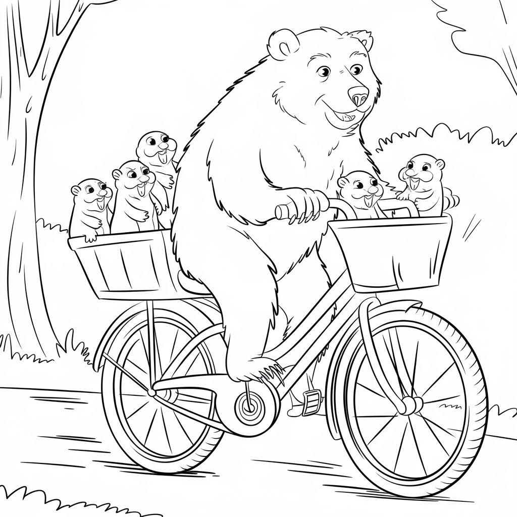 Grizzy_Riding_a_Bicycle_with_the_Lemmings_in_the_Basket