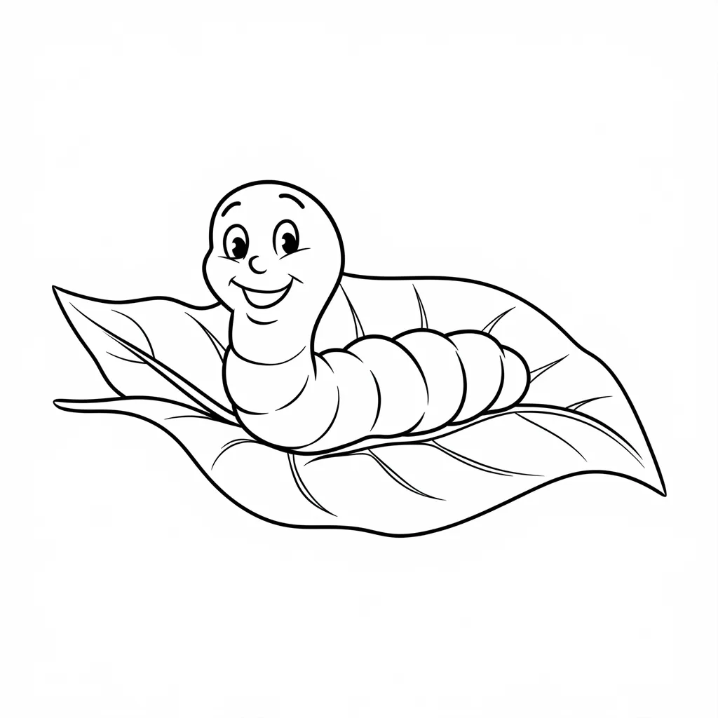 Happy_Worm_on_a_Leaf