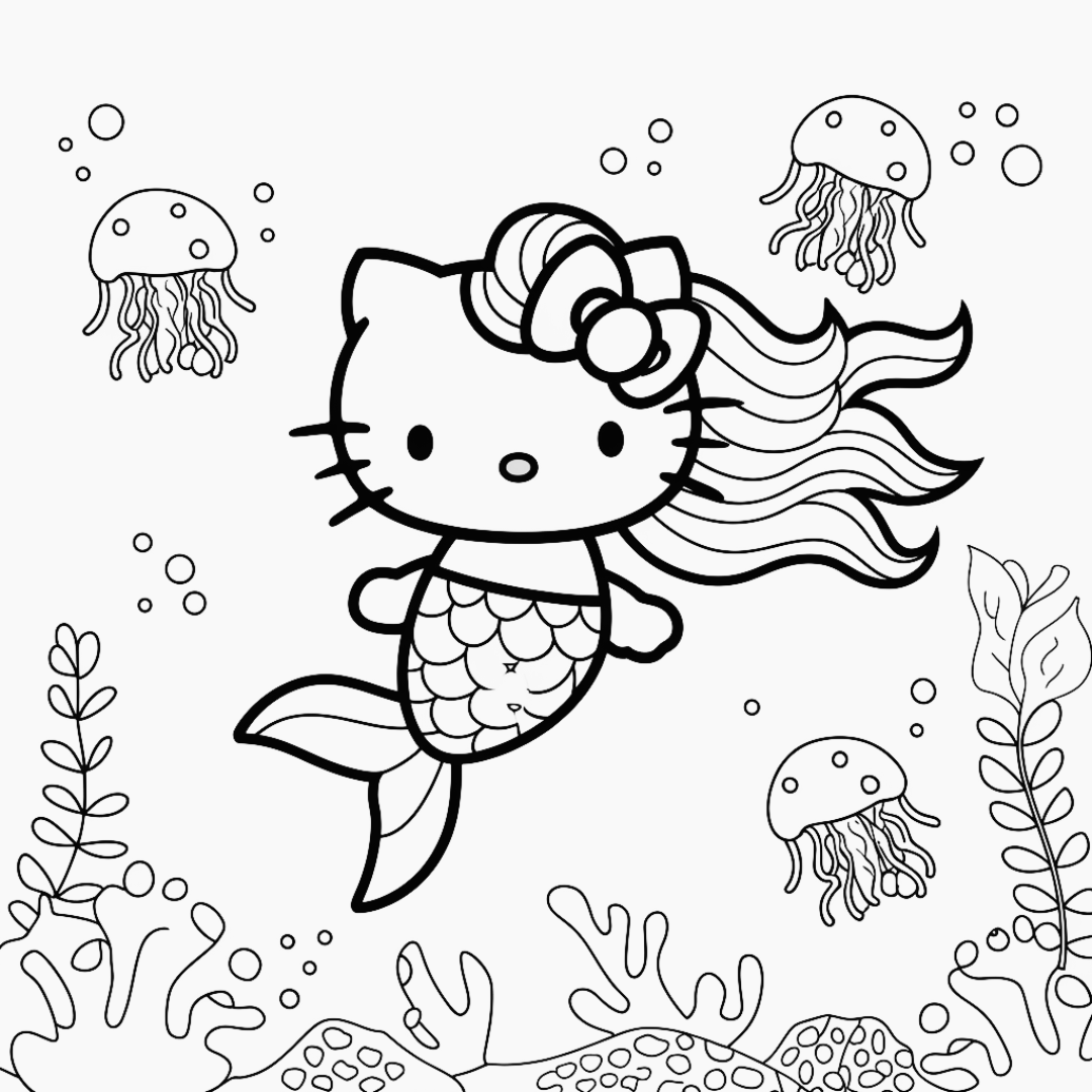 Hello_Kitty_Mermaid_and_Jellyfish