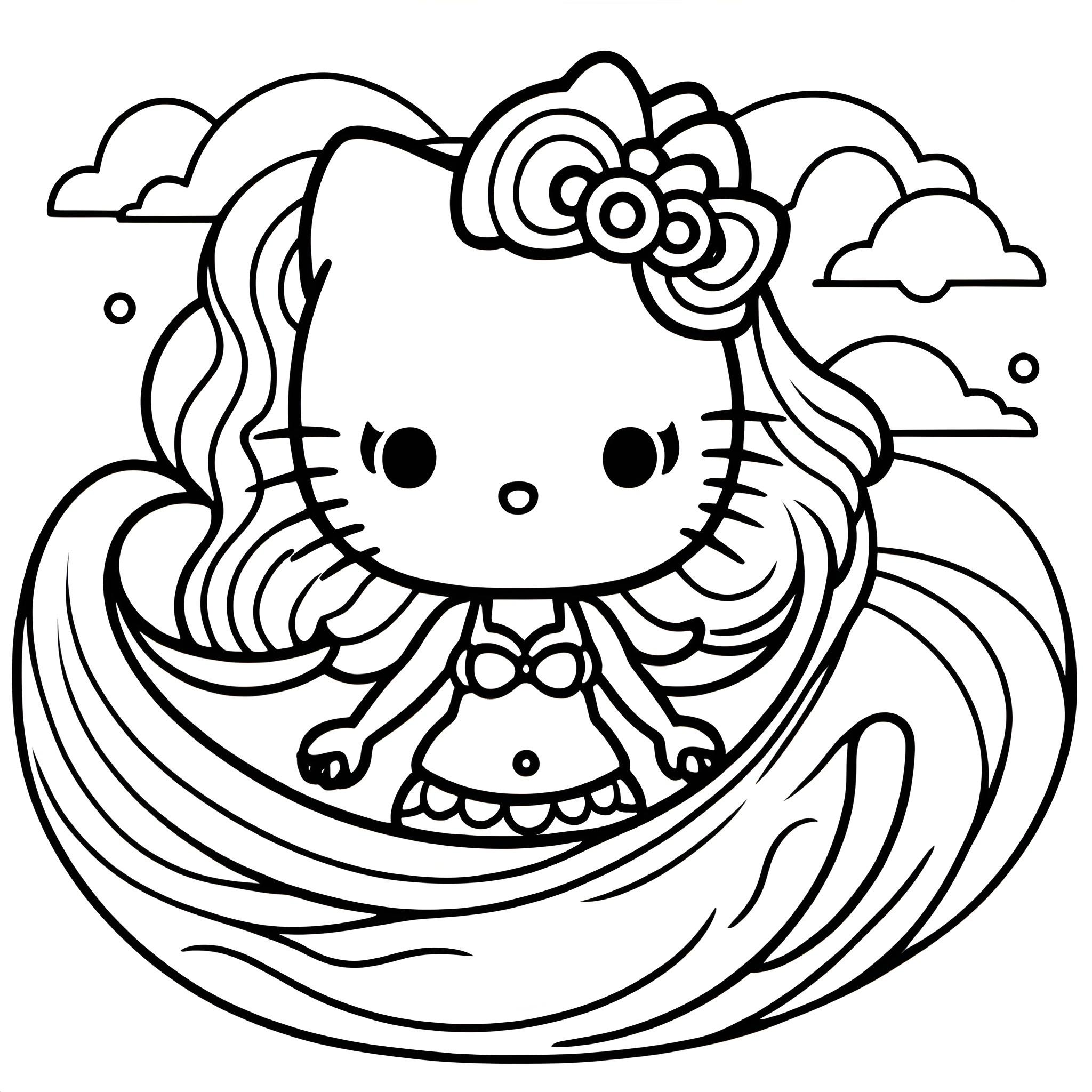 Hello_Kitty_Mermaid_in_Ocean_Waves