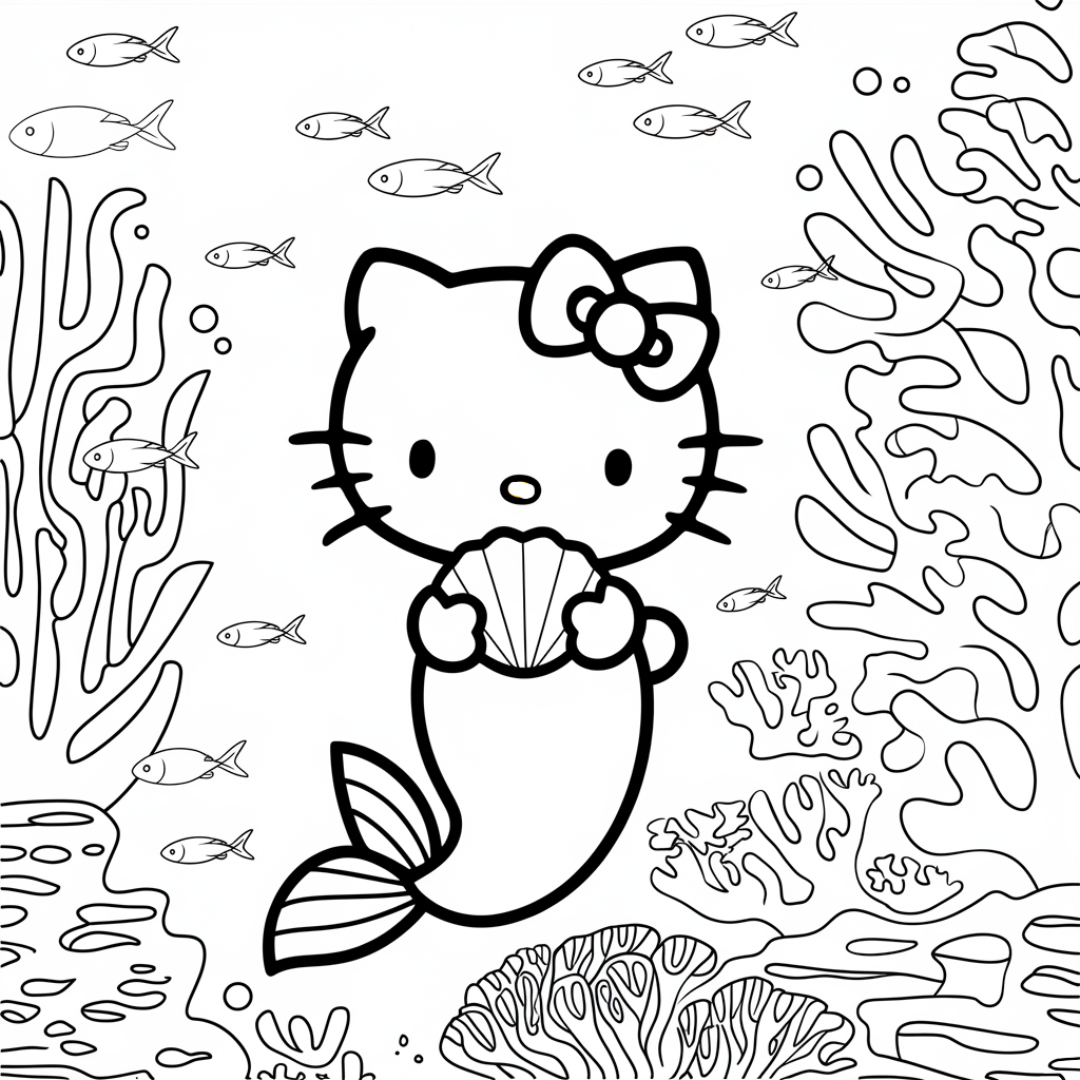 Hello_Kitty_with_Coral_and_Fish