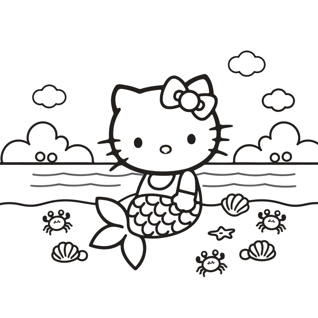 Hello_Kitty_with_Crabs_on_the_Beach