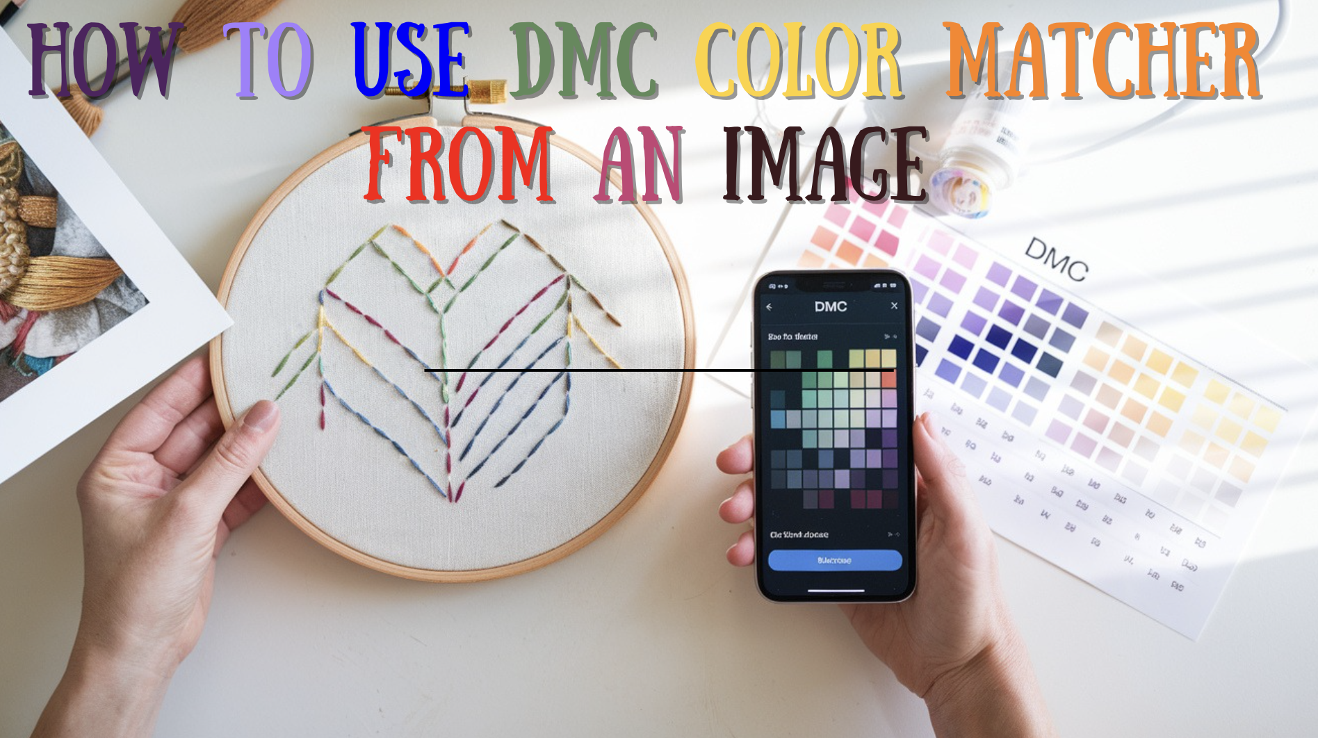 How to Use DMC Color Matcher From An Image