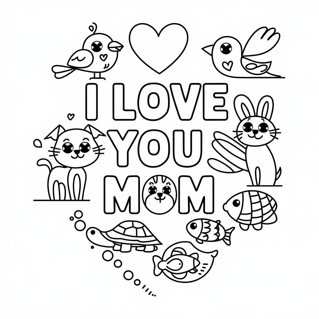 I_Love_You_Mom_Surrounded_by_Cute_Animals