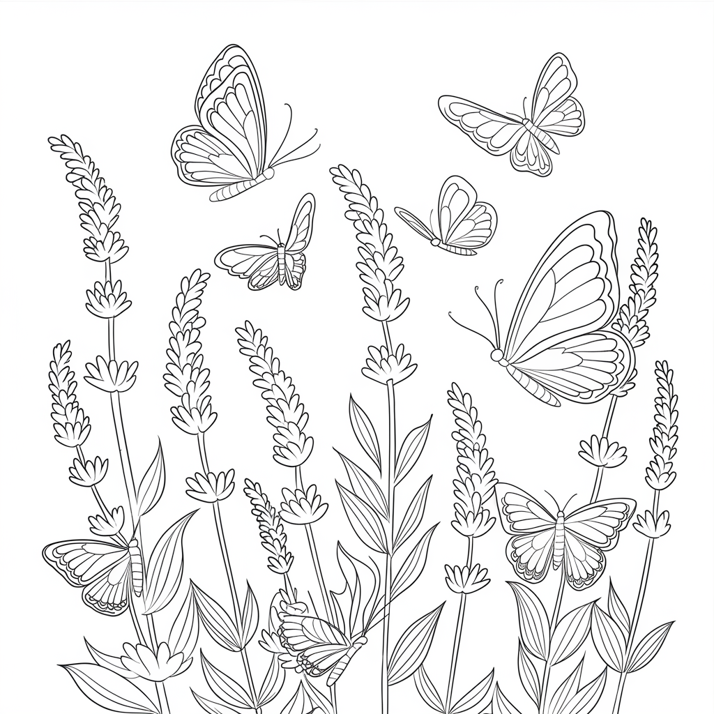 Lavender_and_Butterflies