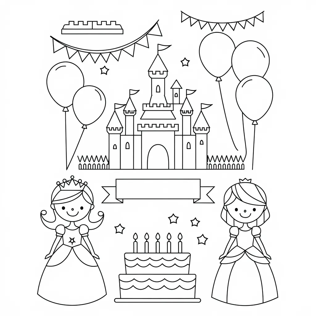 Princess_Birthday_Theme_with_Castle