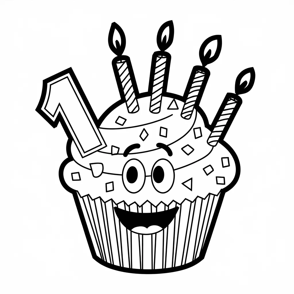 Smiling_Birthday_Cupcake