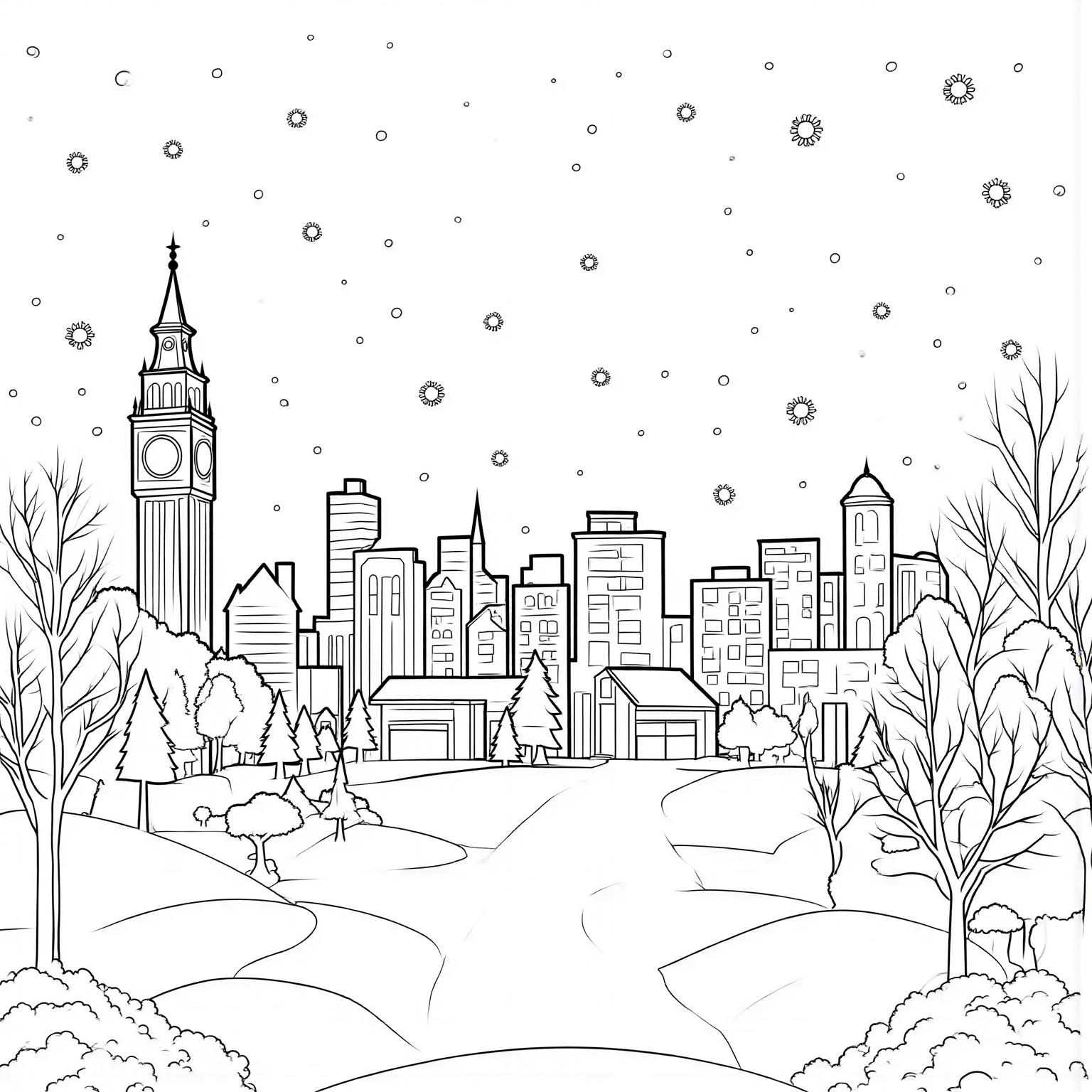 Snowfall_Over_a_Cityscape