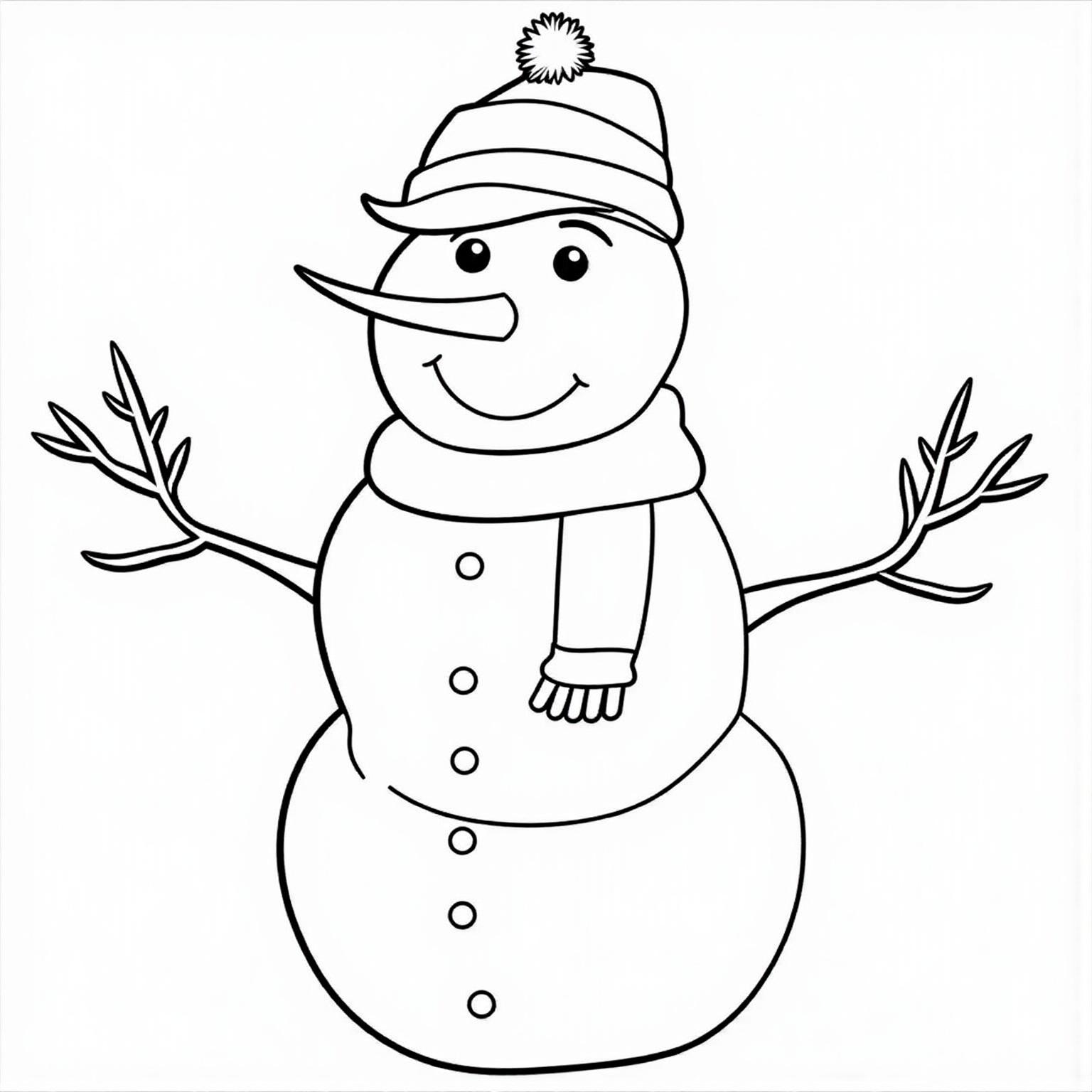 Snowman_With_a_Hat_And_Button_Nose