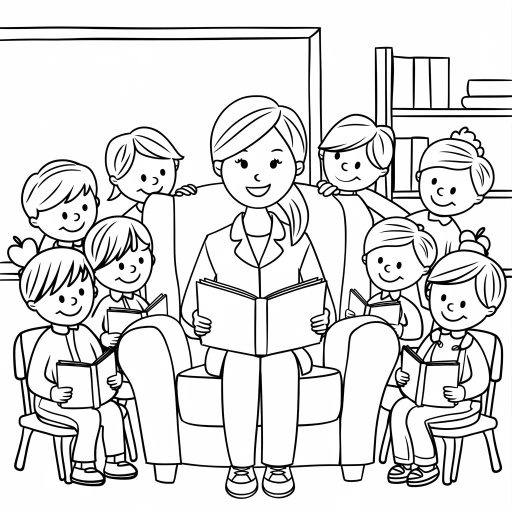 Teacher_Sitting_on_a_Chair_Surrounded_by_Happy_Students